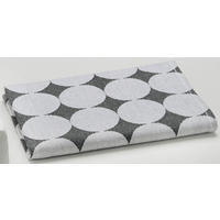 Geschirrtuch Geschirrtuch 50x70cm Kreise - anthrazit (50,00/70,00cm)