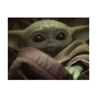 Komar Poster Mandalorian The Child Cute Face Disney B/L: ca. 50x40 cm Mandalorian The Child Cute Face - (50,00/40,00cm) - Komar