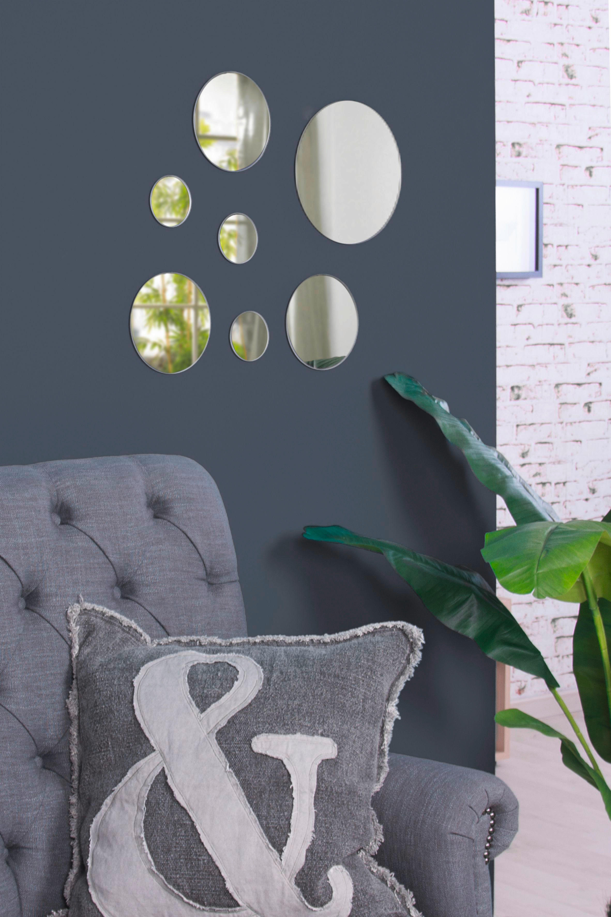 Wandspiegel-Set Circle grau Circle - grau