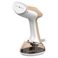 Emerio Dampfbügler SB-130292 beige weiß B/H/L: ca. 11,2x27x15,2 cm Dampfbürste SB-130292 - beige/weiß (15,20/11,20/27,00cm) - Emerio