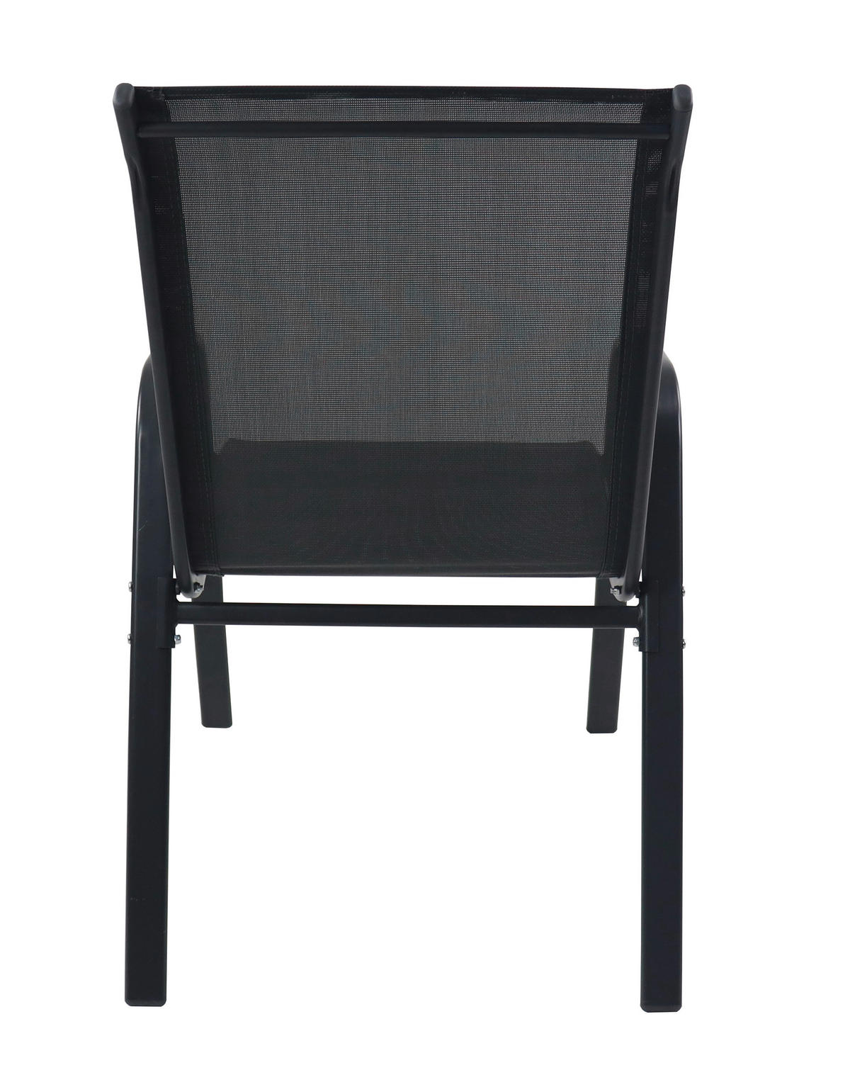 VCM Gartenstuhl 4er Set anthrazit Textilene B/H/L: ca. 56x89x73 cm Gartenstuhl 4er Set Sonlas - anthrazit (73,00/56,00/89,00cm) - VCM
