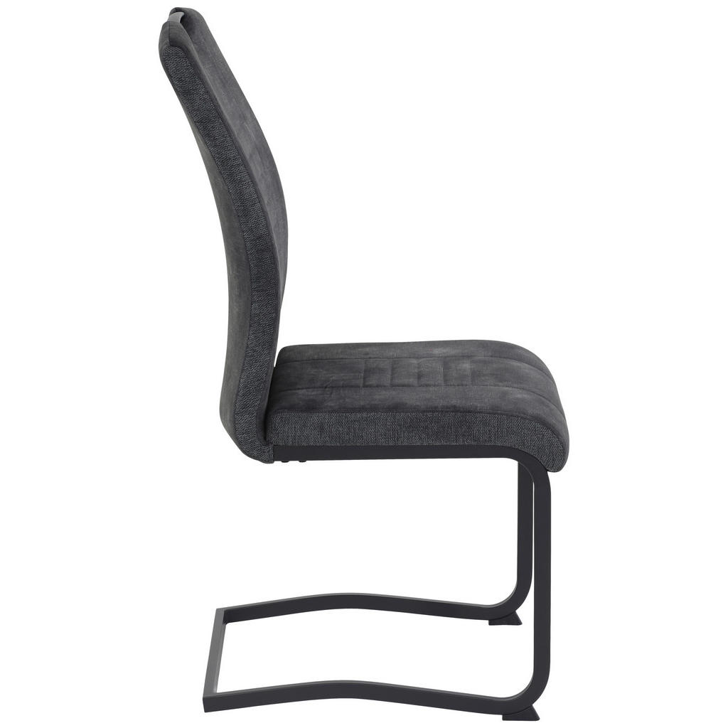 Thumbnail - Schwingstuhl Riga, 4er-Set anthrazit B/H/T: ca. 44x100x60 cm