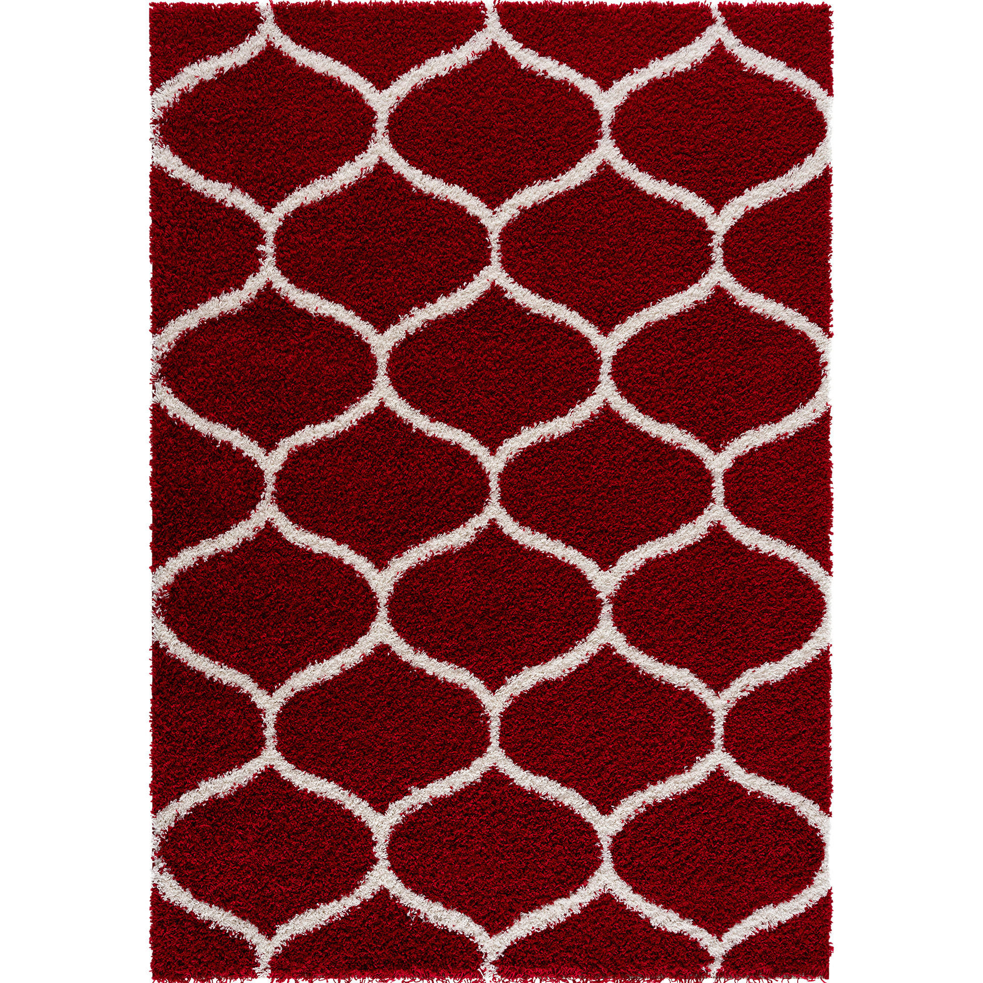 Sanat Hochflorteppich MADRID rot B/L: ca. 140x200 cm MADRID - rot (140,00/200,00cm) - Sanat