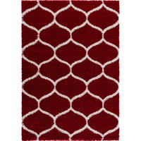 Sanat Hochflorteppich MADRID rot B/L: ca. 160x230 cm MADRID - rot (160,00/230,00cm) - Sanat