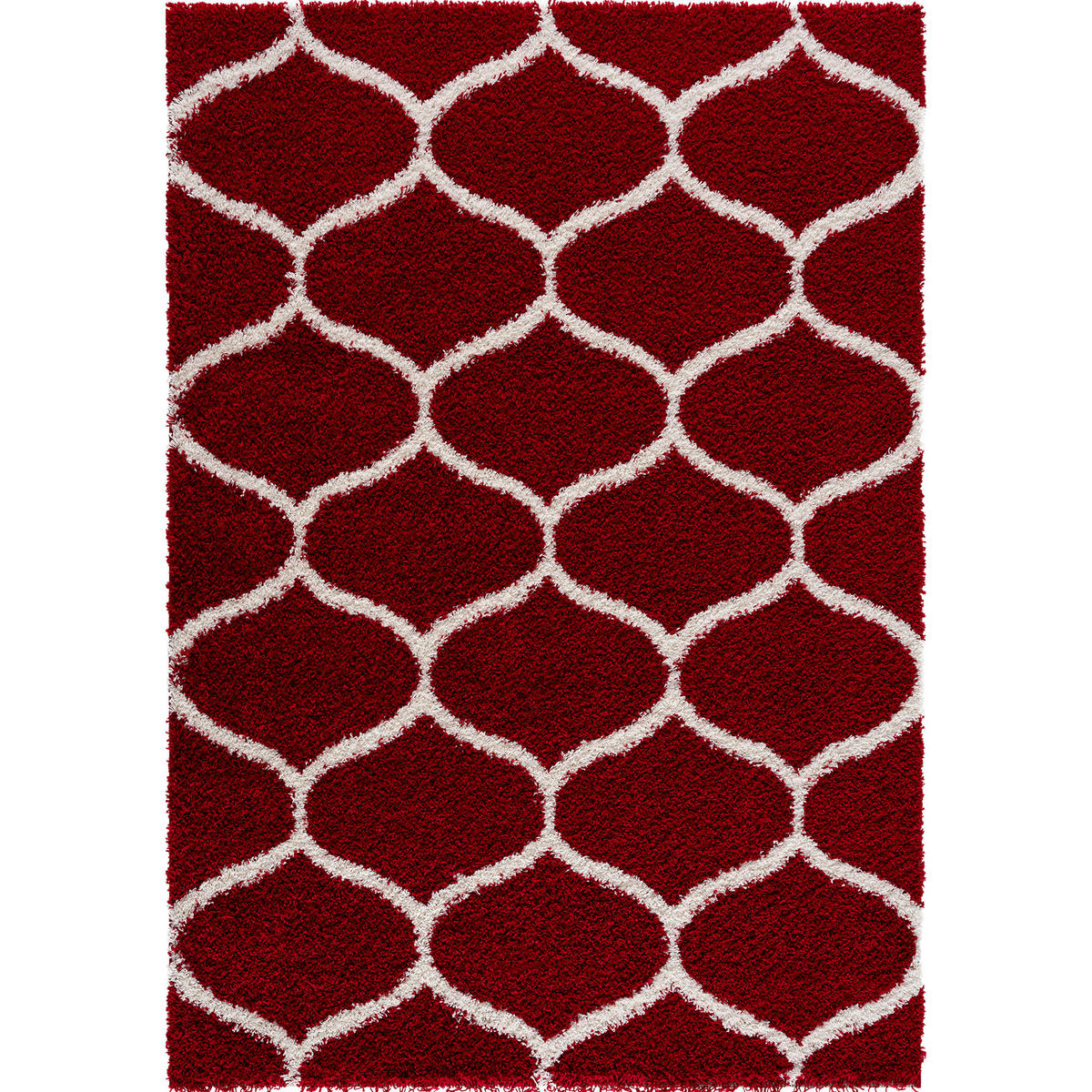 Sanat Hochflorteppich MADRID rot B/L: ca. 160x230 cm MADRID - rot (160,00/230,00cm) - Sanat