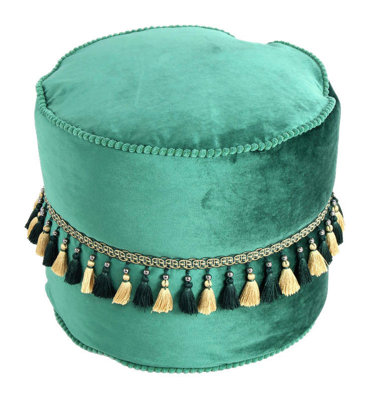 360 Living Hocker Taj Mahal 200 grün H/D: ca. 38x45 cm Taj Mahal 200 - grün (45,00/38,00cm) - 360 Living