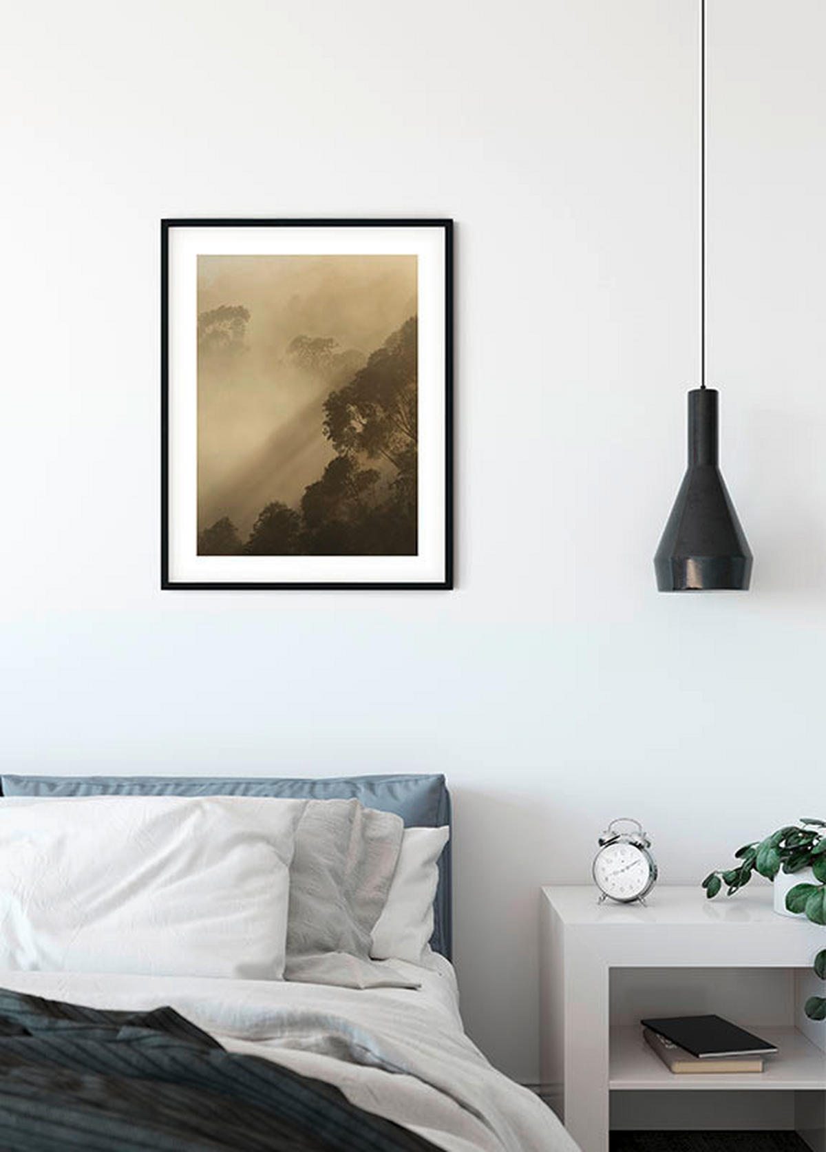 Komar Poster Golden Light Wald B/L: ca. 40x50 cm Golden Light - (40,00/50,00cm) - Komar