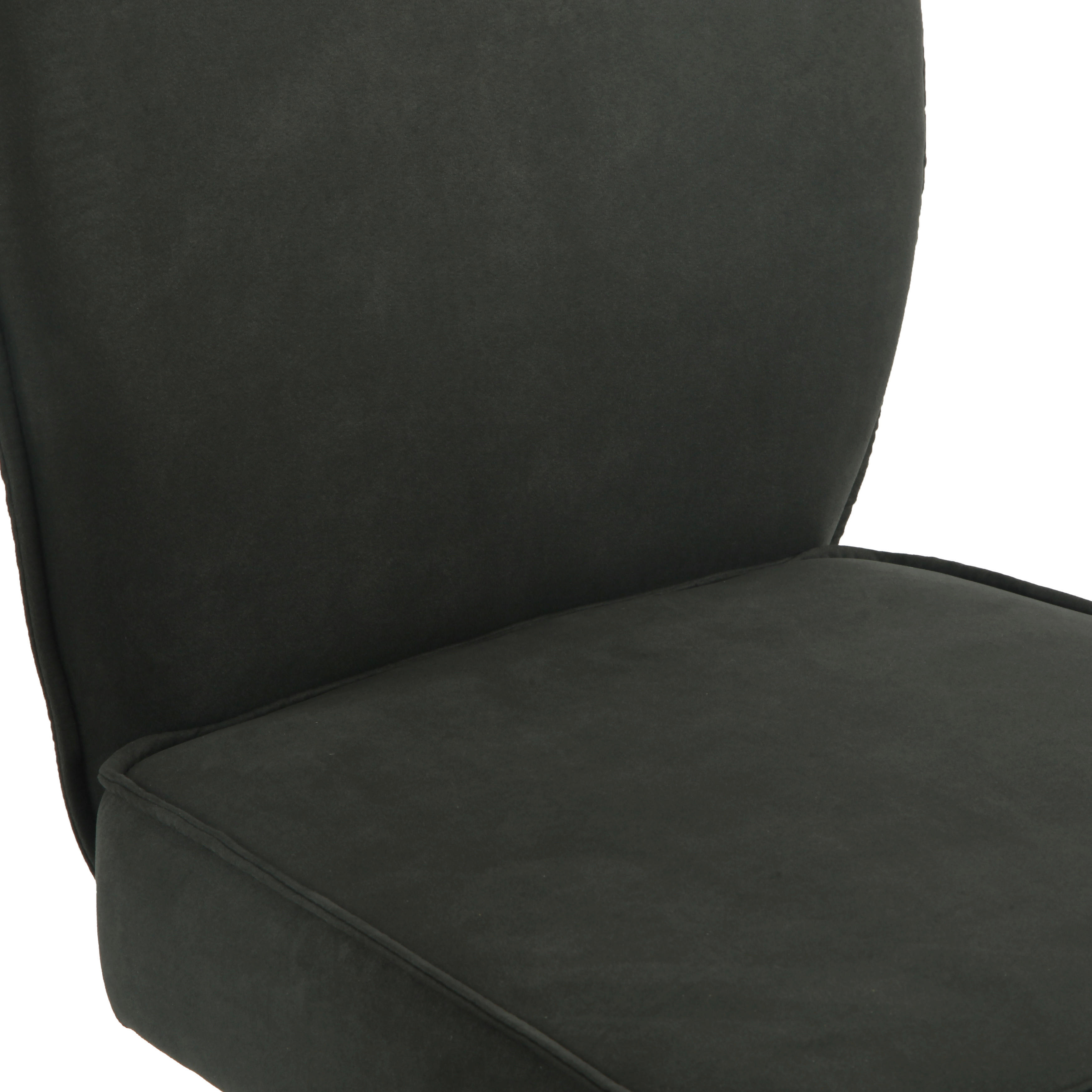 Thumbnail - Drehstuhl Ellen anthrazit schwarz Microfaser Metall