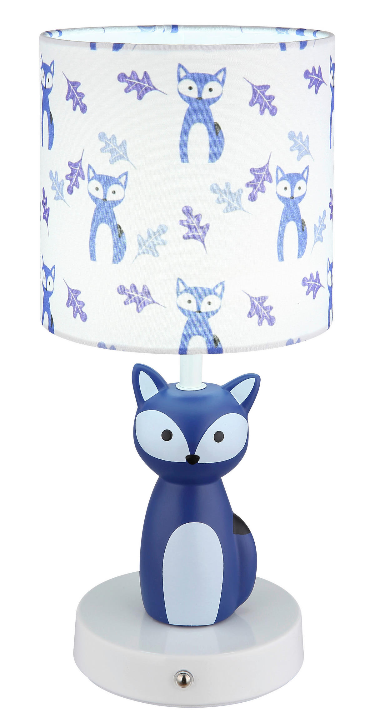 GLOBO Tischleuchte FOXY - blau/weiß (15,00/33,50cm) - GLOBO