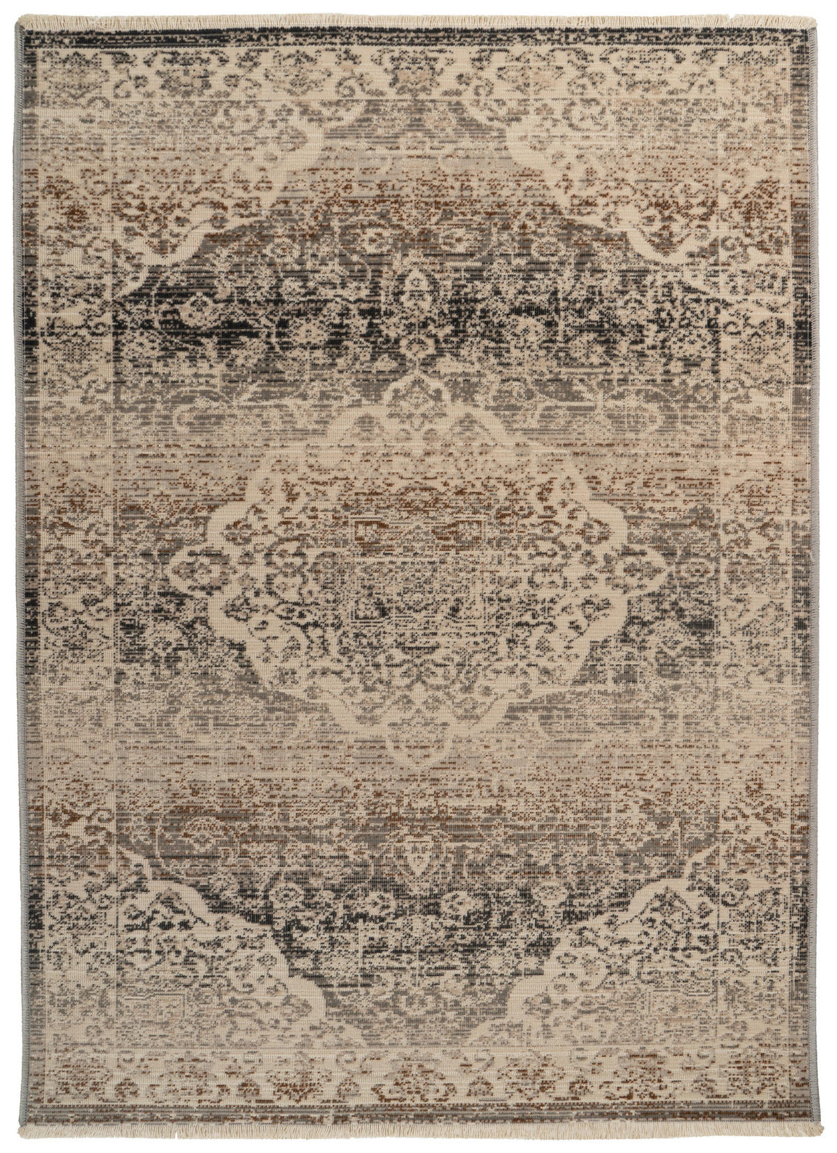 Kayoom Kurzflorteppich Charin 725 beige B/H/L: ca. 80x0,35x150 cm Charin 725 - beige (150,00/80,00/0,35cm) - Kayoom