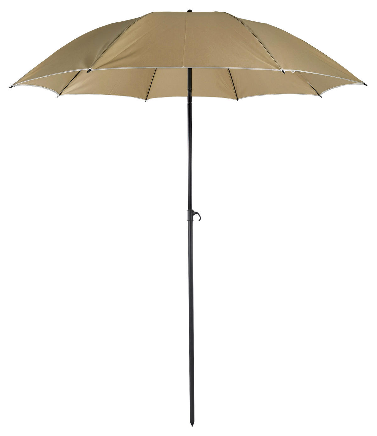 VCM Balkon-Sonnenschirm taupe Stahl H/D: ca. 280x180 cm Balkon-Sonnenschirm - taupe (180,00/280,00cm) - VCM