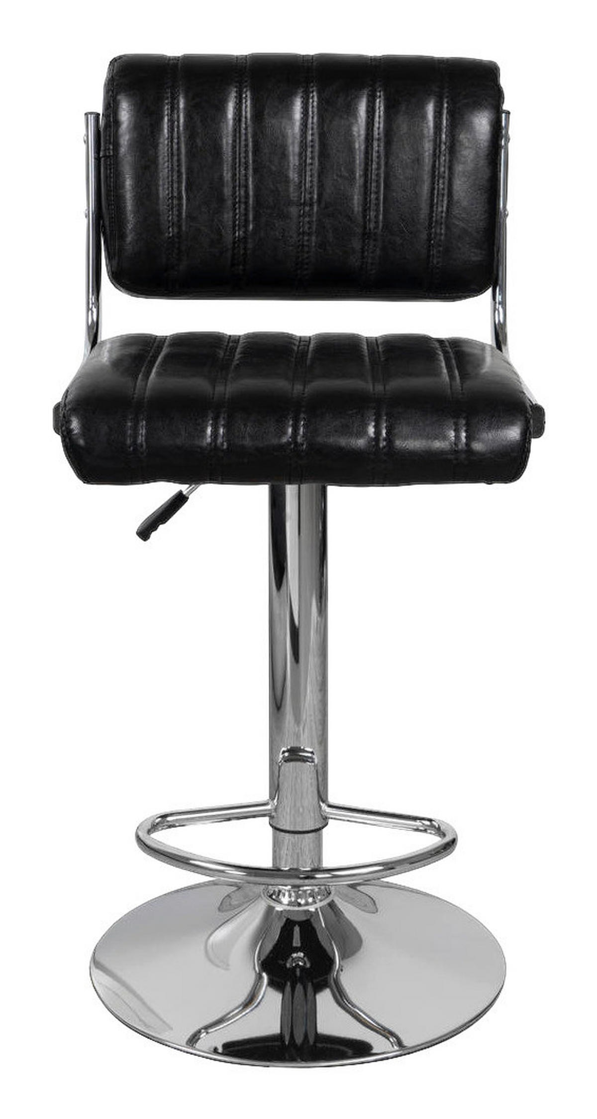 Barhocker Midnight 700 2er schwarz Kunstleder B/H/T: ca. 42x109x42 cm Midnight 700 2er - schwarz/Chrom (42,00/109,00/42,00cm) - 360 Living
