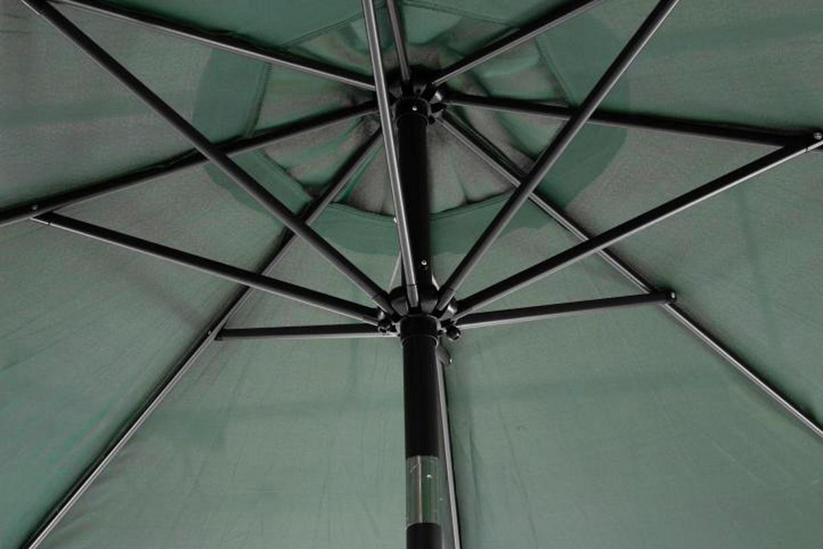 VCM Sonnenschirm grün Stahlrohr D: ca. 290 cm Sonnenschirm_2,90m - grün (290,00cm) - VCM