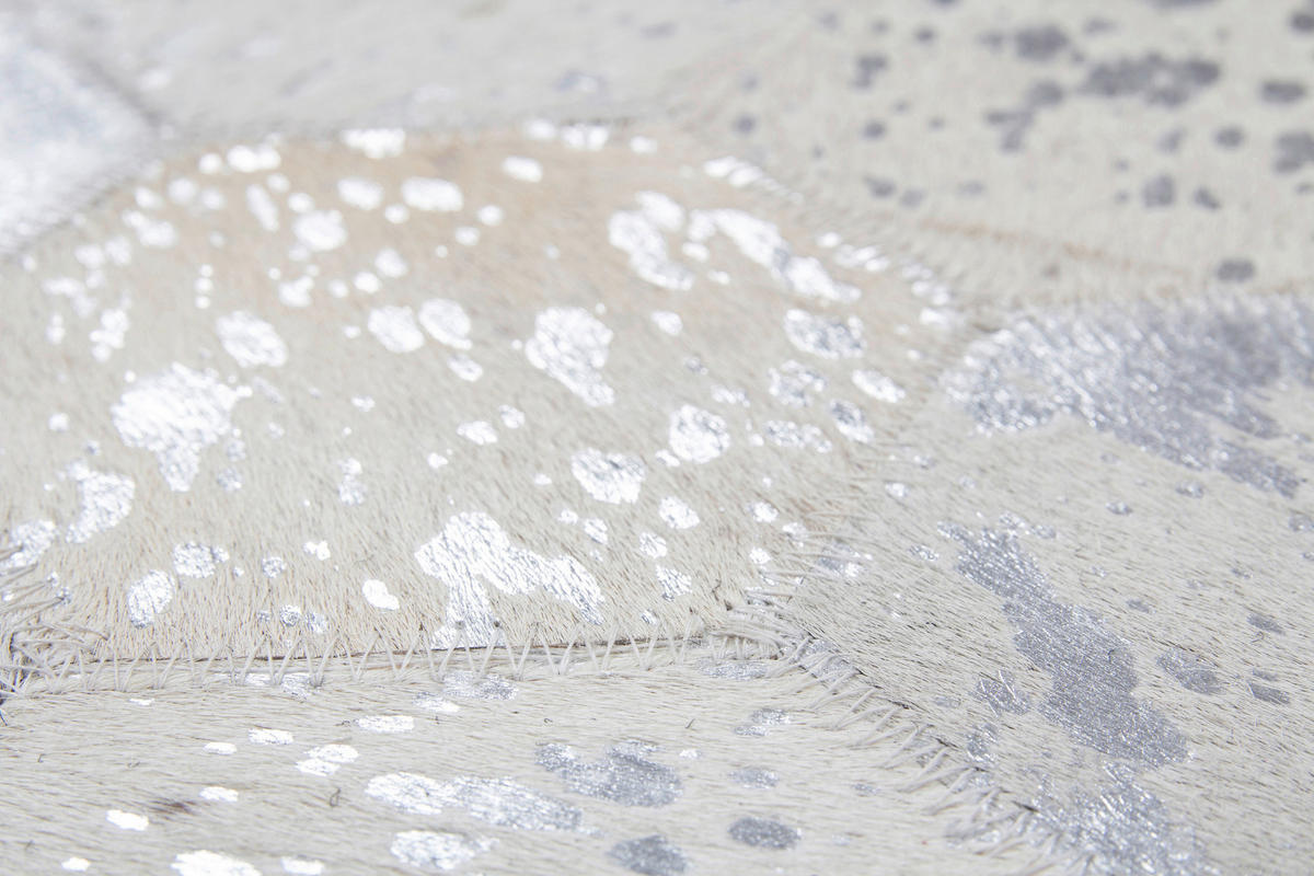 360Living Teppich Dazzle grau B/L: ca. 80x150 cm Dazzle - silber/grau (80,00/150,00cm) - 360Living