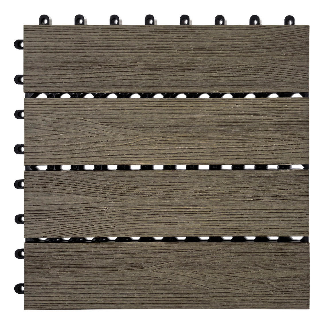 POCOline Terrassenfliese WPC, 6 Stück im Paket natur B/L: ca. 30x30 cm WPC, 6 Stück im Paket - natur (30,00/30,00cm) - POCOline