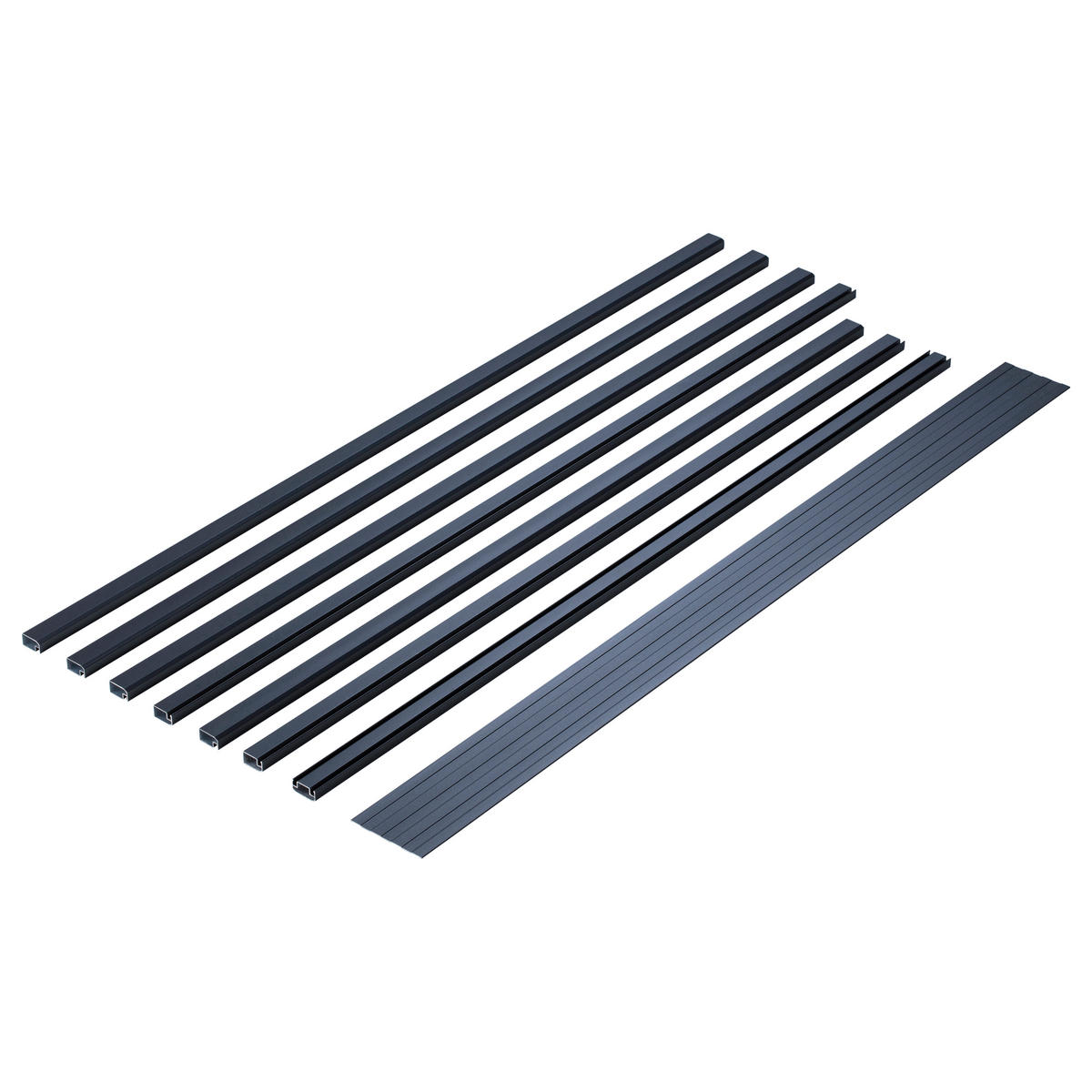 Fliegengitter anthrazit B/L: ca. 100x210 cm Fliegengitter-Spannrahmen-Tür - anthrazit (100,00/210,00cm)