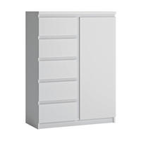 Highboard Fribo Alpinweiß Spanplatte B/H/T: ca. 83x114x40 cm Fribo - Alpinweiß (83,00/114,00/40,00cm)