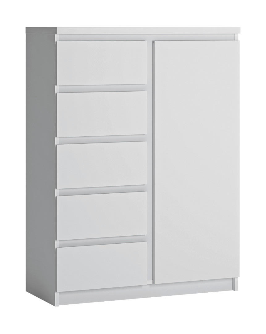 Highboard Fribo Alpinweiß Spanplatte B/H/T: ca. 83x114x40 cm