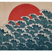 Komar Fototapete Nami B/L: ca. 300x280 cm Nami - (300,00/280,00cm) - Komar