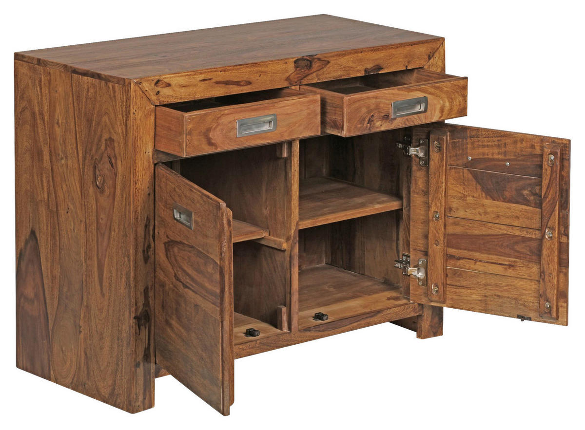 Sideboard natur B/H/T: ca. 90x70x40 cm Sideboard - natur (90,00/70,00/40,00cm) - Wohnling