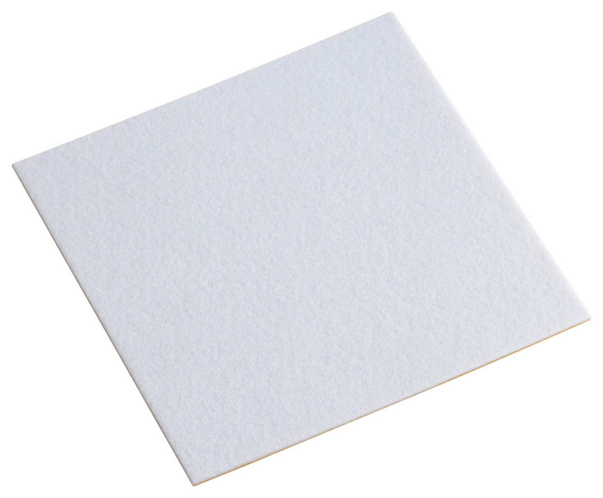 Meister Filzgleiter weiß B/L: ca. 10x10 cm Filzgleiter 100x100mm - weiß (10,00/10,00cm) - Meister