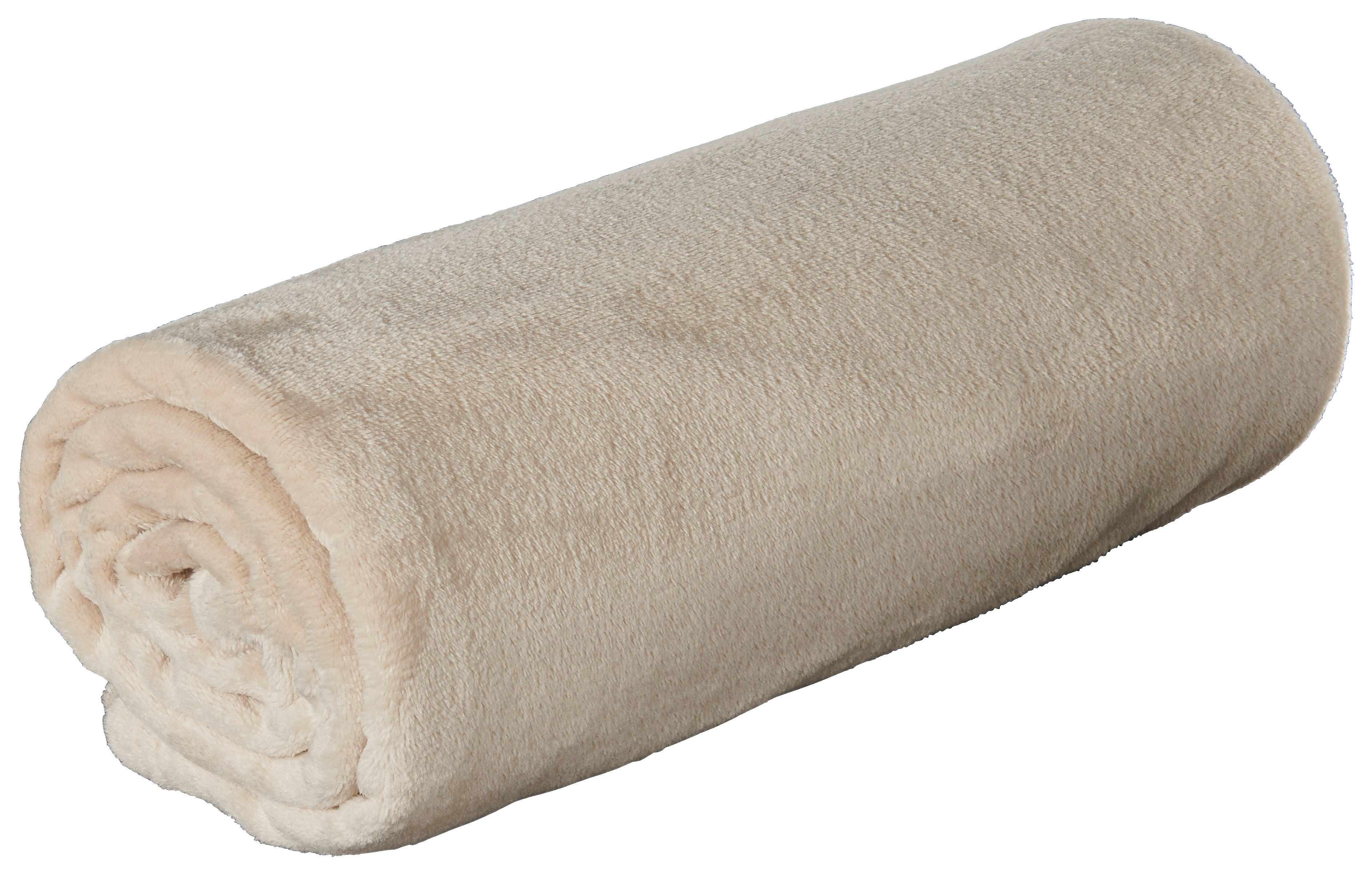 Flanelldecke Flanelldecke 130x160cm beige - beige (130,00/160,00cm) - Sensation