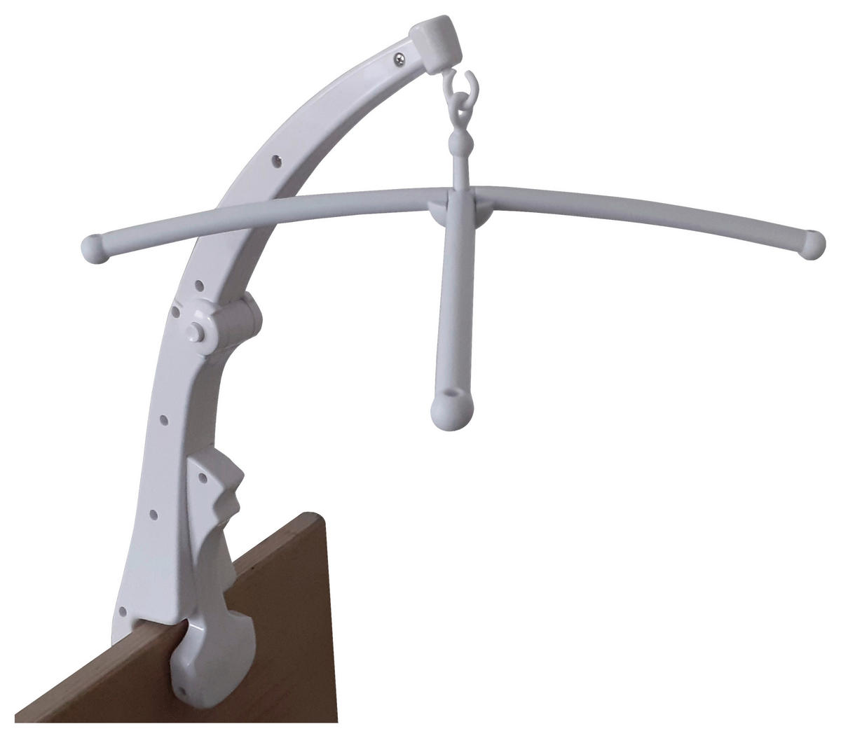 Niermann Mobilehalter zum Klemmen B/H/L: ca. 11x6x35 cm zum Klemmen - weiß (35,00/11,00/6,00cm) - Niermann