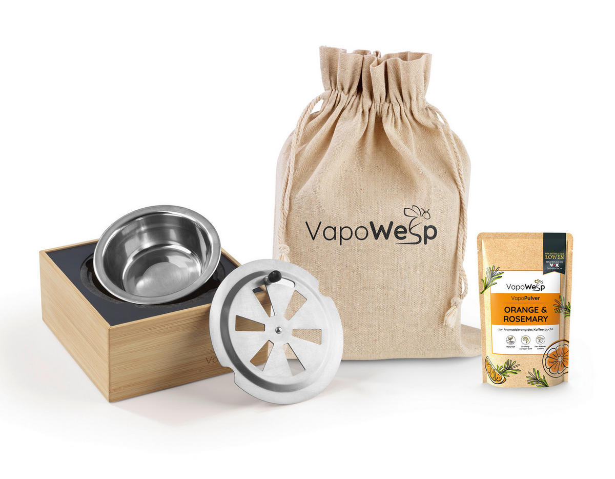VapoWesp Räucherbox Bambus B/H/T: ca. 15x7x15 cm Räucherbox_VapoWesp - natur (15,00/7,00/15,00cm) - VapoWesp