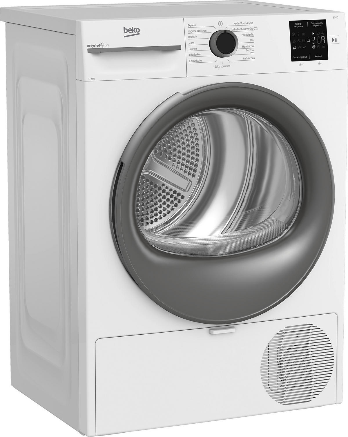 Beko Wärmepumpentrockner weiß B/H/T: ca. 59,8x84,6x54,5 cm ca. 7 kg Wärmepumpentrockner BM3T37210W1 - weiß (59,80/84,60/54,50cm) - Beko
