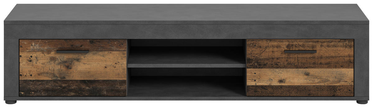 Lowboard Jam Matera Nachbildung Old Wood Nachbildung B/H/T: ca. 37x160x40 cm Jam - (37,00/160,00/40,00cm) - xonox.home