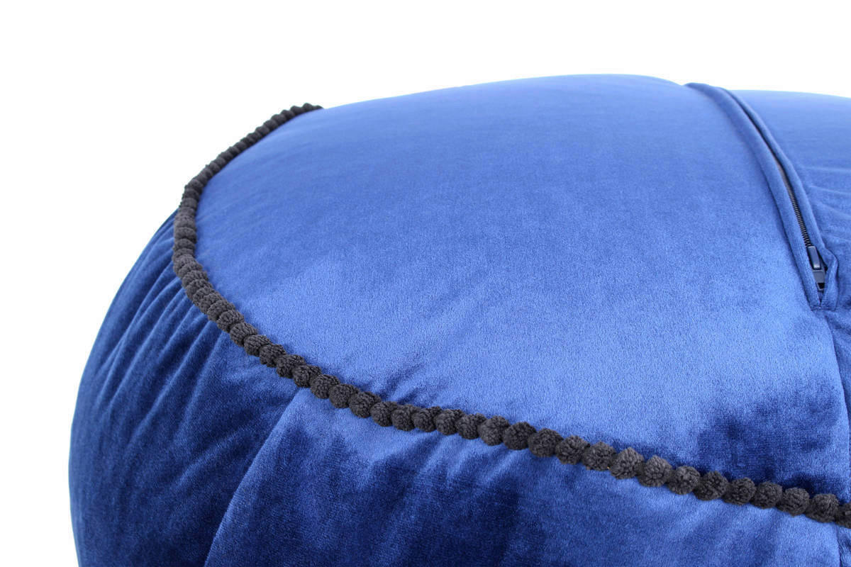 360 Living Hocker Taj Mahal 300 blau H/D: ca. 35x65 cm Taj Mahal 300 - blau (65,00/35,00cm) - 360 Living