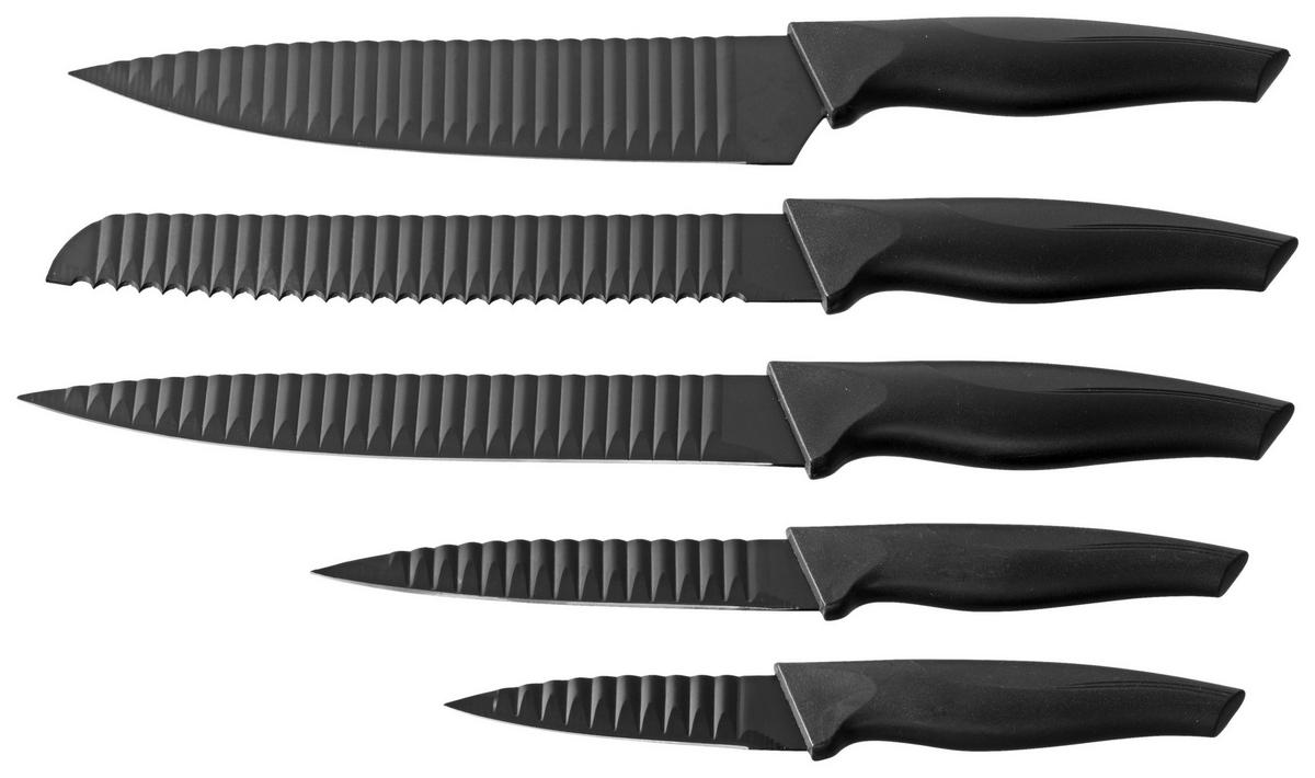 Esmeyer Messerset Orbit schwarz Edelstahl 5 tlg. Orbit - natur/schwarz - Esmeyer