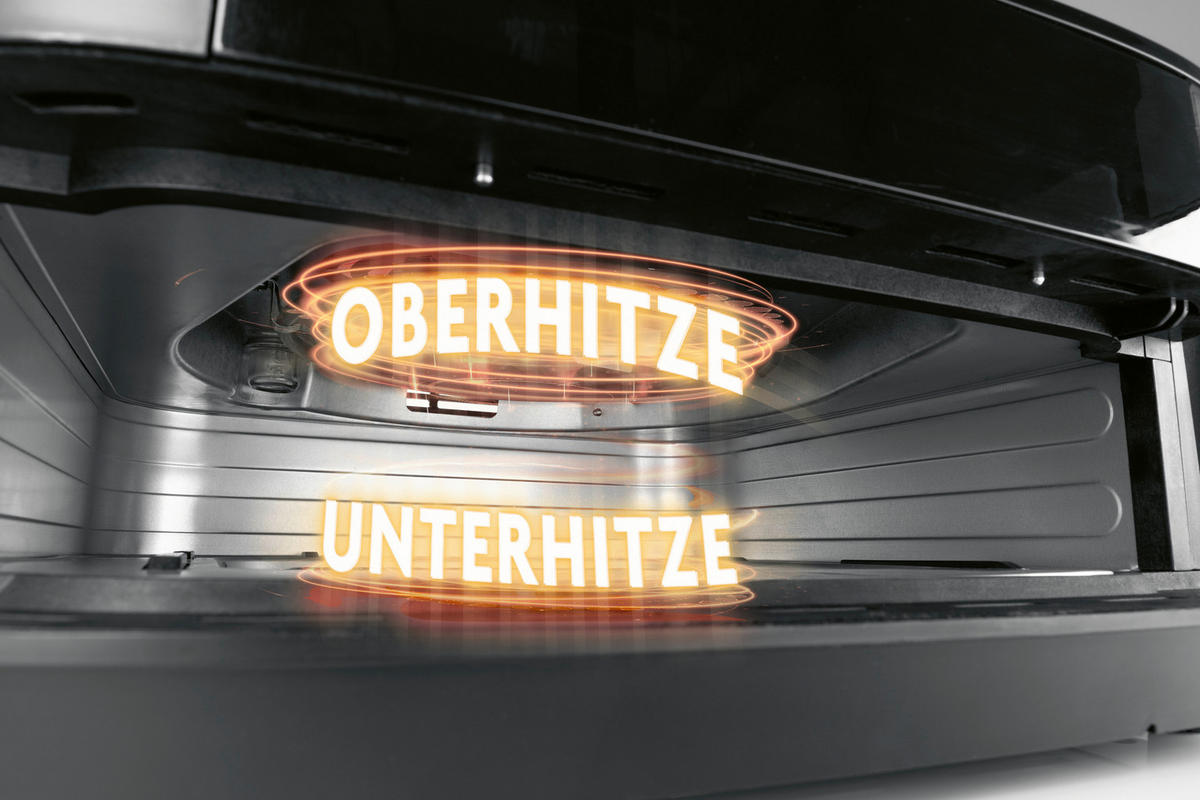 GOURMETmaxx Heißluftfritteuse Heißluftfritteuse - schwarz/silber (32,50/41,00/24,00cm) - GOURMETmaxx