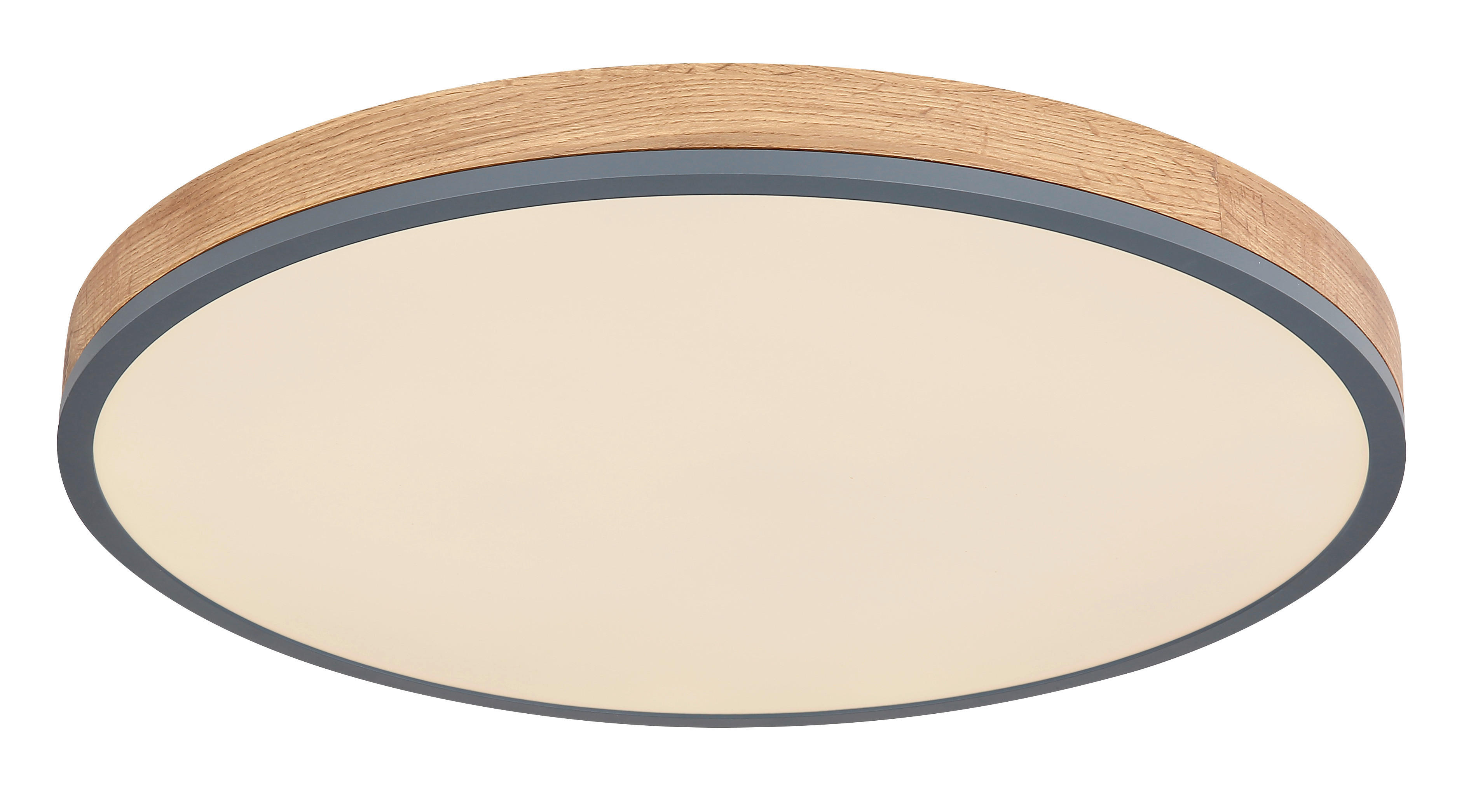 GLOBO LED-Deckenleuchte Graphit Opal Metall Kunststoff H/D: ca. 8,5x60 cm DORO - Graphit/Opal (60,00/8,50cm) - GLOBO