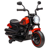 HOMCOM Kinder-Elektromotorrad schwarz B/H/L: ca. 42x57x76 cm Kinder-Elektromotorrad - rot/schwarz (76,00/42,00/57,00cm) - HOMCOM