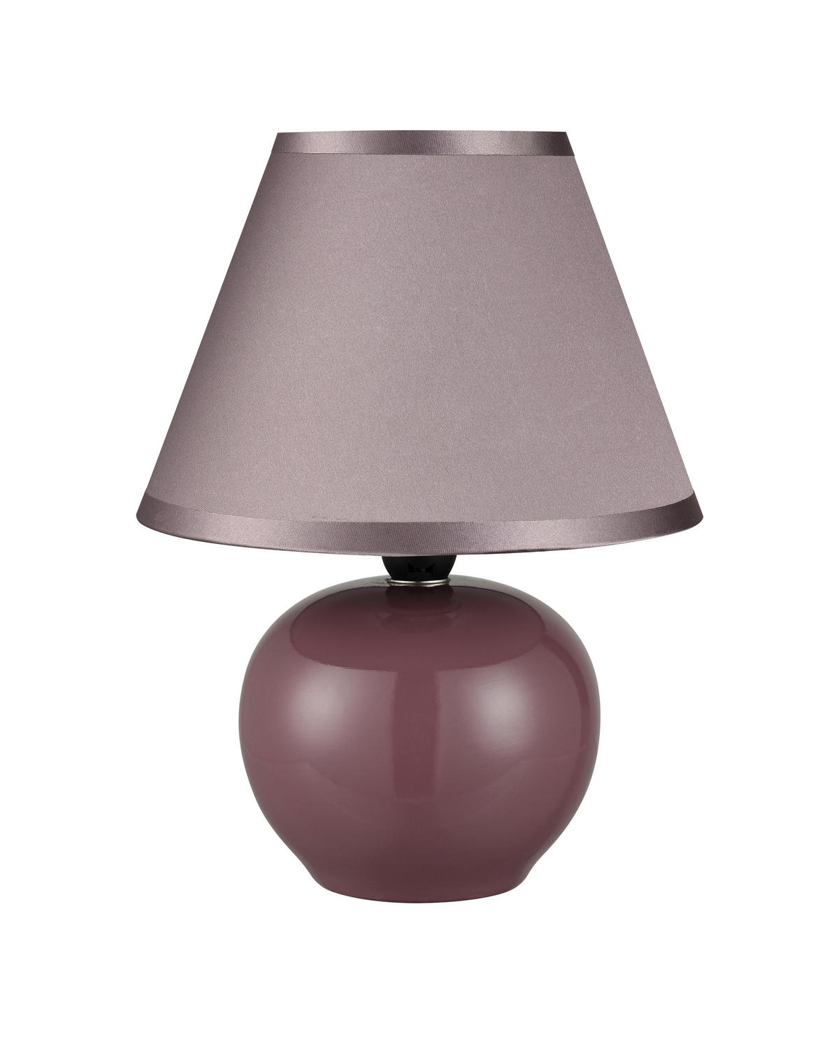 Tischleuchte Keramik Stoff H: ca. 24 cm E14 1 Brennstellen Tischleuchte-Keramik_Seline - (24,00cm)