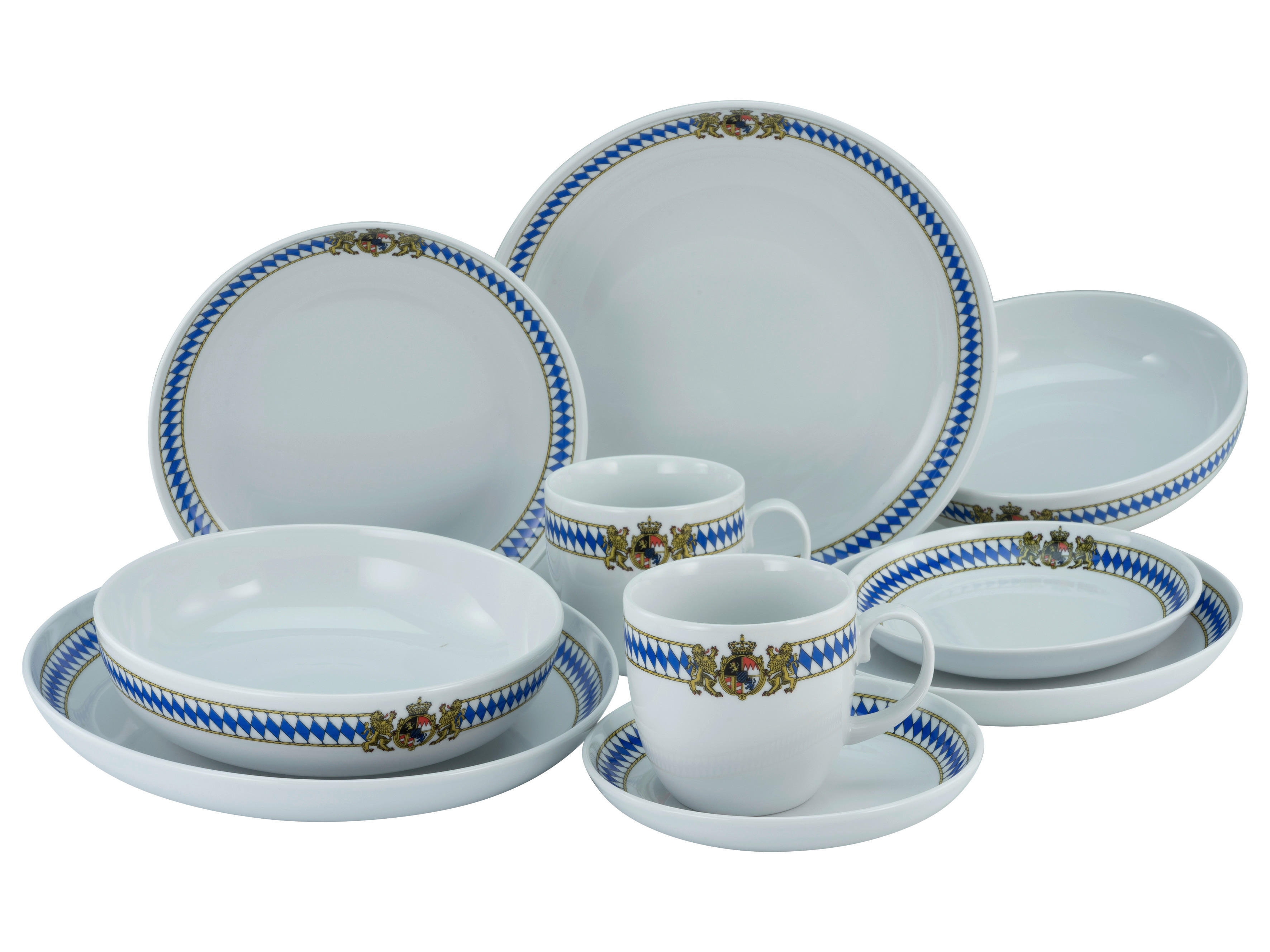 CreaTable Kombiservice Allround - LOVE BAVARIA weiß Porzellan 10 tlg. günstig online kaufen