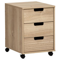 Rollcontainer Emmik Eiche Eiche weiß Nachbildung B/H/T: ca. 40,1x57x50 cm Emmik - Eiche (40,10/57,00/50,00cm) - Möbelpartner