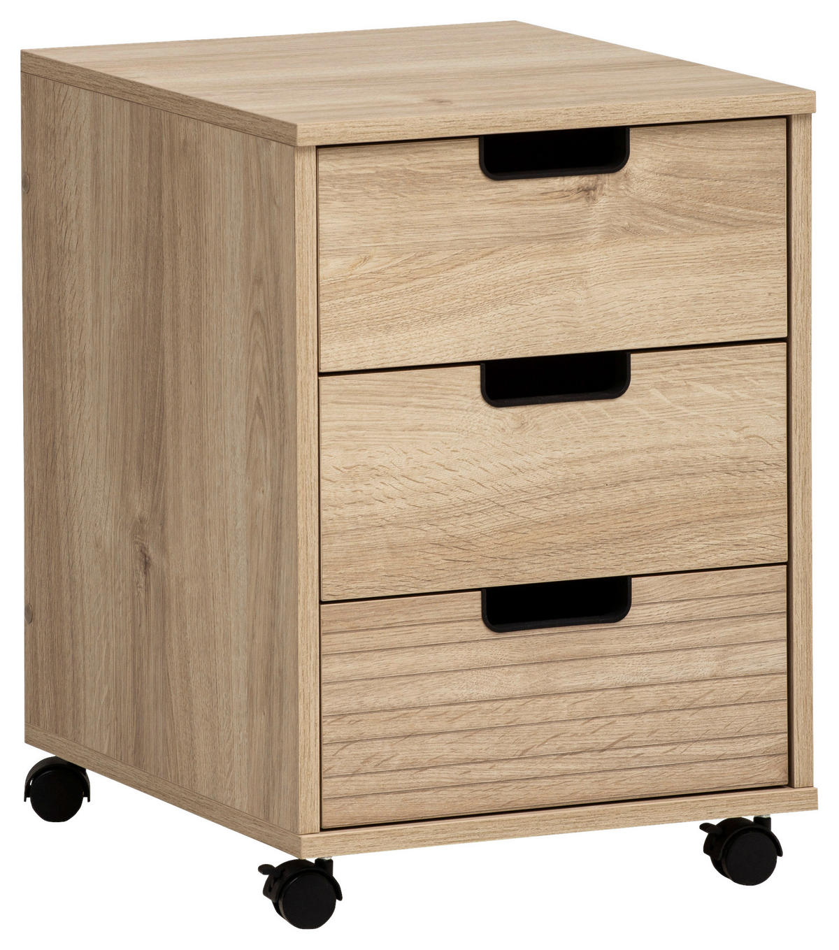 Rollcontainer Emmik Eiche Eiche weiß Nachbildung B/H/T: ca. 40,1x57x50 cm Emmik - Eiche (40,10/57,00/50,00cm) - Möbelpartner