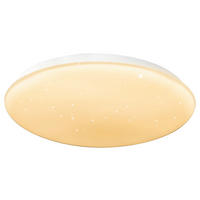 Näve Leuchten LED-Deckenleuchte weiß Kunststoff Metall B/H/T/D: ca. 28x6,5x28x28 cm TEMPE - weiß (28,00/6,50/28,00cm) - Näve Leuchten