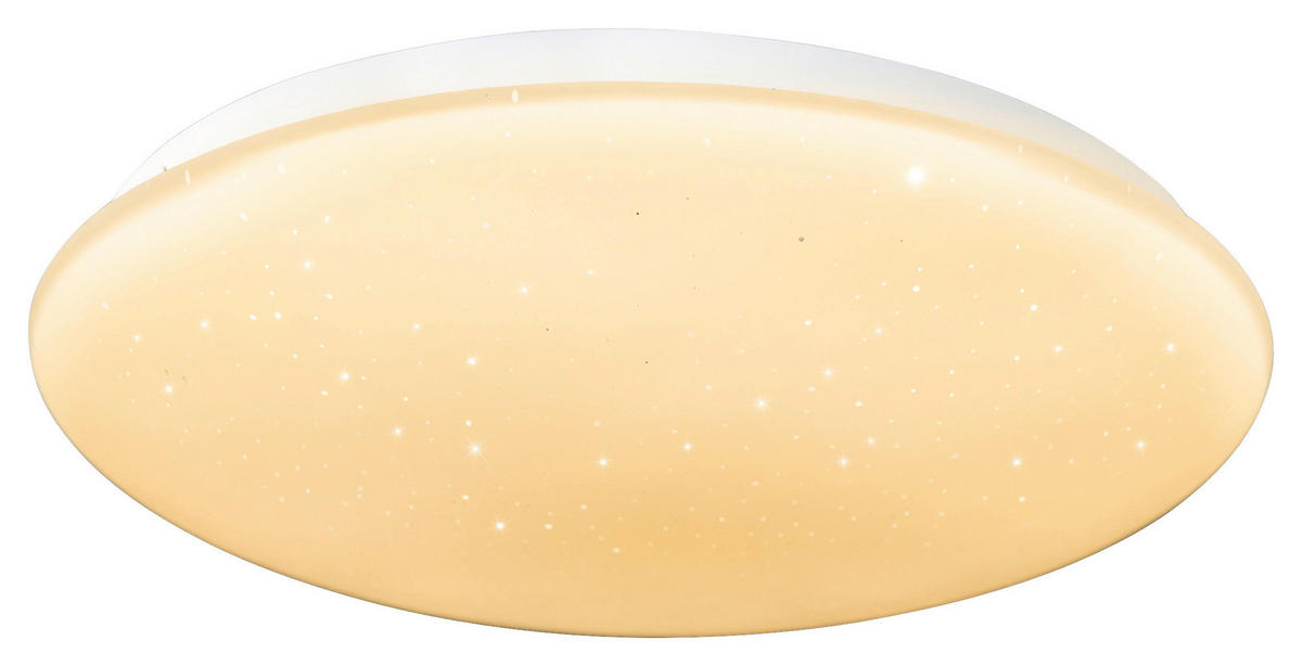 Näve Leuchten LED-Deckenleuchte weiß Kunststoff Metall B/H/T/D: ca. 28x6,5x28x28 cm TEMPE - weiß (28,00/6,50/28,00cm) - Näve Leuchten