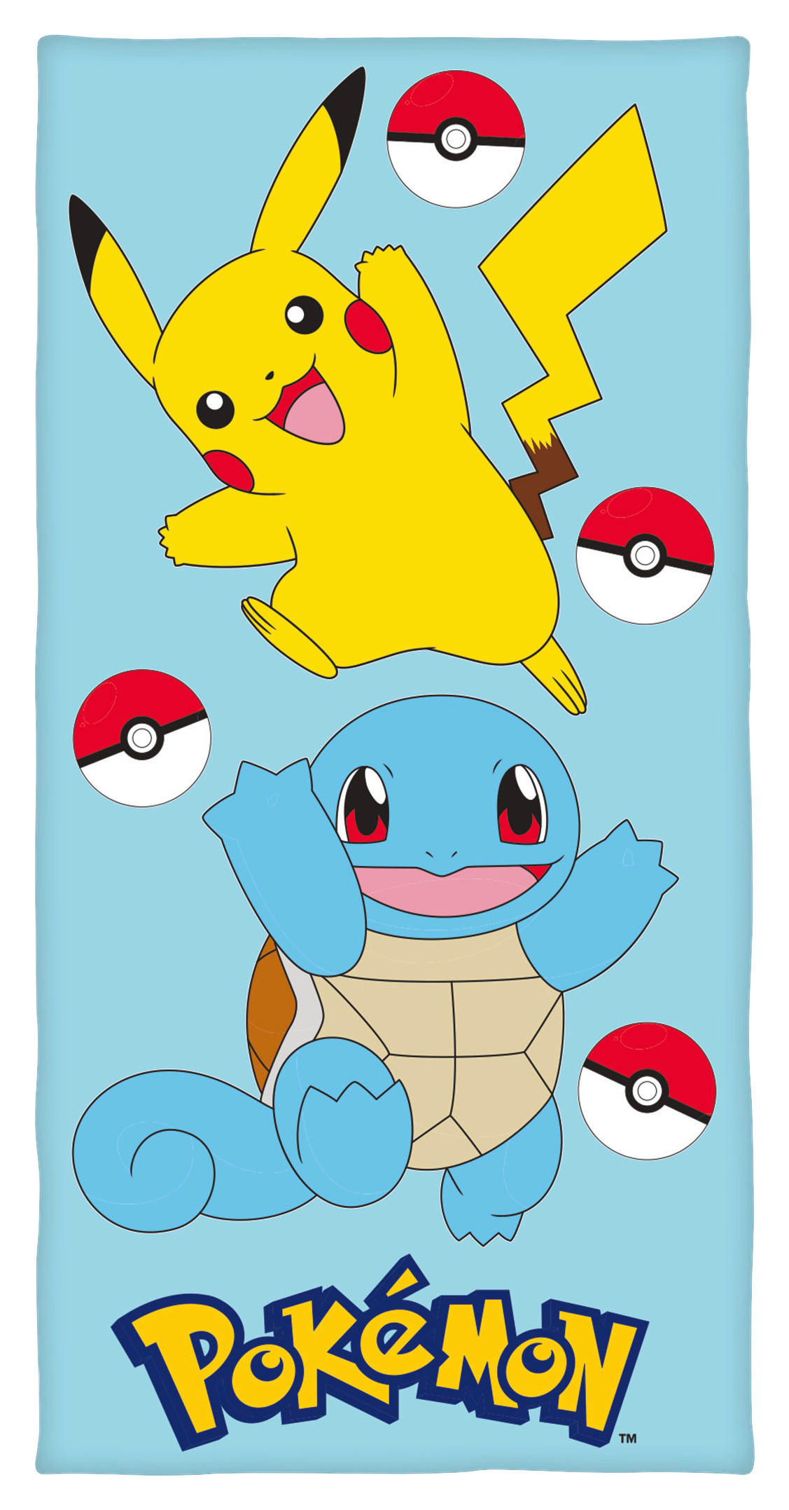 Badetuch Pokémon Multi Baumwolle B/L: ca. 75x150 cm günstig online kaufen