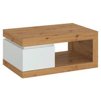 Couchtisch Luci Eiche Artisan Alpinweiß Nachbildung B/H/T: ca. 110x50x70 cm Luci - Eiche/Alpinweiß (110,00/50,00/70,00cm)