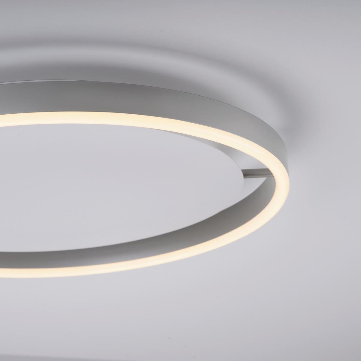 Just Light LED-Deckenleuchte RITUS 15391-95 weiß Alu Metall H/D: ca. 5,3x39,3 cm 1 Brennstellen RITUS - weiß/Alu (39,30/5,30cm) - Just Light