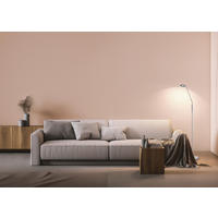 Fischer & Honsel LED-Stehleuchte 40107 Chrom nickel matt Metall H/D: ca. 150x23 cm 1 Brennstellen Dent - nickel matt/Chrom (23,00/150,00cm) - Fischer & Honsel