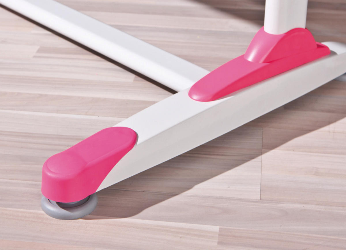 Schreibtisch 2Colorido weiß pink grün B/H/L: ca. 70,5x69,5x101 cm 2Colorido - pink/weiß (101,00/70,50/69,50cm) - Inter Link
