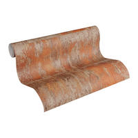 Vliestapete Rostoptik rostfarbig B/L: ca. 53x1005 cm Vliestapete_36118-2_Neue_Bude - rostfarbig (53,00/1005,00cm)