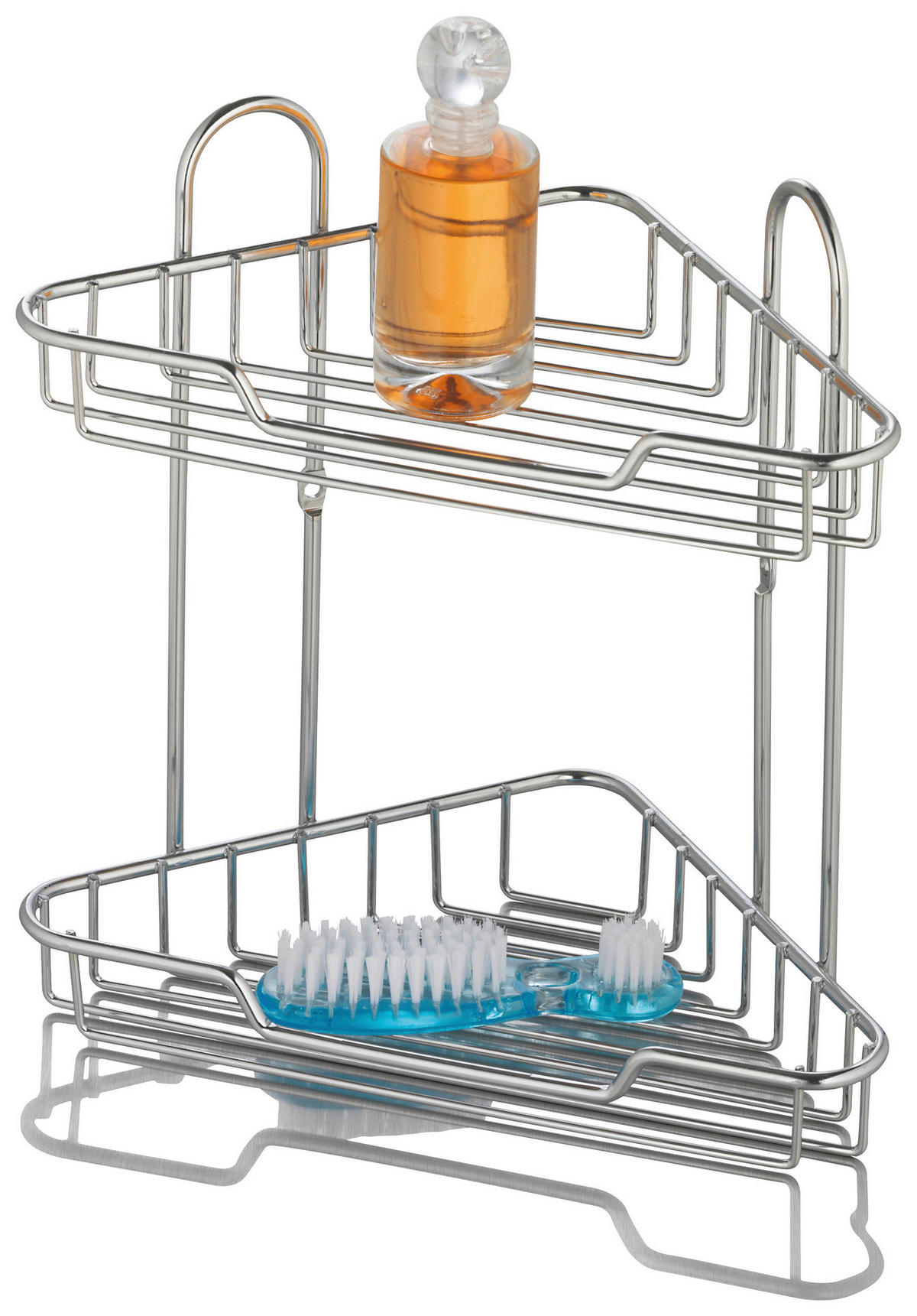 Eckregal Chrom Chrom B/H/L: ca. 19x25x19 cm Escala - Chrom (19,00/19,00/25,00cm) - Axentia