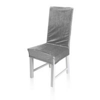 Stuhlhusse Stuhlhusse_Samt_Sparkle anthrazit - anthrazit/silber (40,00/45,00/60,00cm)