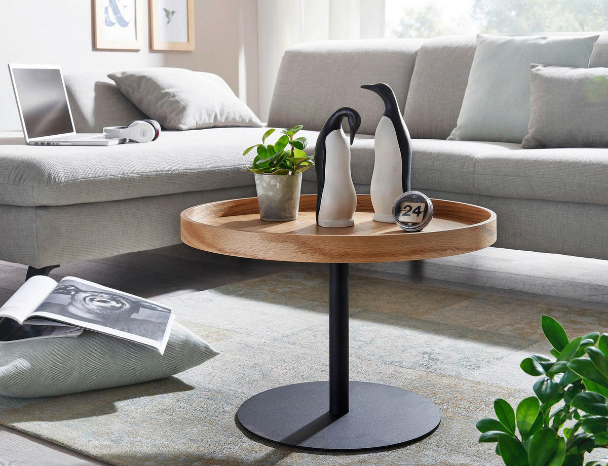 Couchtisch braun B/H/T: ca. 61x40x61 cm Couchtisch - braun (61,00/40,00/61,00cm) - Wohnling